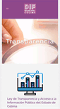 Mobile Screenshot of difmunicipal.colima.gob.mx